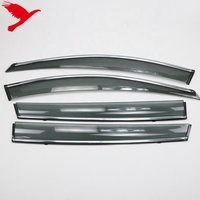 Pour Toyota RAV4 2013-2018 accessoires extérieurs de voiture fenêtre supérieure visière moulage garniture déflecteur soleil pluie garde déflecteur couverture 4PC
