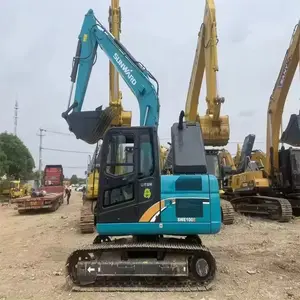 Pequeña maquinaria de construcción China original alta calidad bajo precio Sunward Swe100E pequeña excavadora sobre orugas