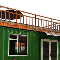 Conteneur mobile sec prêt à l'emploi de marque DFC, structure en acier de 20 pieds, extensible, avec couleur et capacité personnalisables