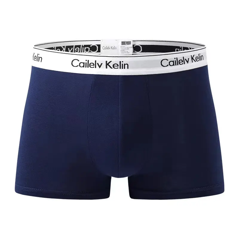 Boxers pour hommes personnalisés en usine sous-vêtements blancs logo personnalisé classique confortable coton slips pour hommes Bragas para hombres pour hommes