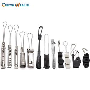 مشبك تثبيت كابلات الألياف البصرية ADSS من الفولاذ المقاوم للصدأ لخطوط الأعمدة، 1-2 زوج أو 6 أزواج - Product Image 1