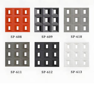 Panneaux muraux 3D en PU à prix d'usine, clôture de pergola extérieure pour cour, briques creuses en PU, écrans et cloisons - Product Image 6