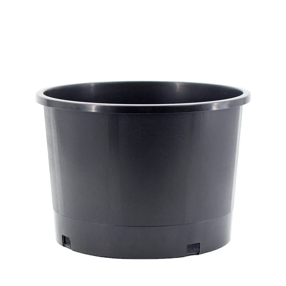 PP garden Containers small size plant pots black green planter nursery plastic flower pots for trees herbs lavender flower garli