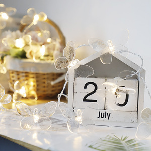 Mariposa Led Cadena de <span class=keywords><strong>luces</strong></span> Hada Baterí<span class=keywords><strong>a</strong></span> Usb Boda Al Aire Libre Habitación de Navidad Guirnalda Decoración Taizhou Luz de Navidad - Product Image 5