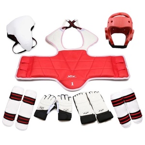 Set completo da competizione <span class=keywords><strong>Taekwondo</strong></span> per bambini <span class=keywords><strong>adulti</strong></span> Set completo 7 pezzi con materiale EVA e Design traspirante - Product Image 1