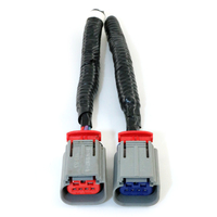 Conector DJ7061A-0.6-21 Veam Bus Doohan M23 para Cable Tata BS4 de 30 Pines, Conector Deutsch de Cobre PC/Nylon/ABS, Concentrador de Energía CC para Panel Solar