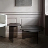 Pieds de table irréguliers Supports de table à bord circulaire en acrylique Tailles personnalisées