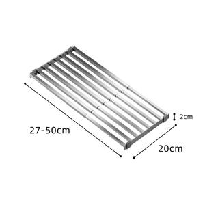 Fregadero de Cocina de Acero Inoxidable 304, Estilo Japonés, de una Sola Tina Grande, con Escurridor, Lavabo para Verduras y Estante de Almacenamiento - Product Image 6