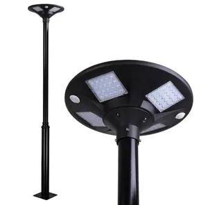 Led Solar del patio de la lámpara de ahorro de energía de alta luminosidad de calle al aire libre cabeza de la lámpara con sensor