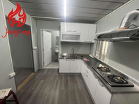 Villa préfabriquée de luxe, maison préfabriquée à 3 chambres, conteneur pliable et extensible de 20 pieds et 40 pieds