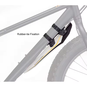 Garde-boue de vélo de montagne à dégagement rapide en plastique, installation facile sans outils pour vélo à pneus larges - Product Image 5
