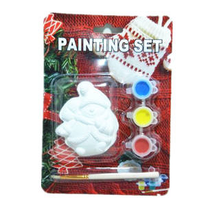 Enfant BRICOLAGE peinture de noël ornement DIY en céramique peinture de noël train - Product Image 3