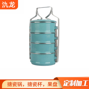 Jilong Four Layer Airtight <b>Lunch</b> <b>Box</b> 3-6L Microwave Safe Portable With Handle - Product Image 1