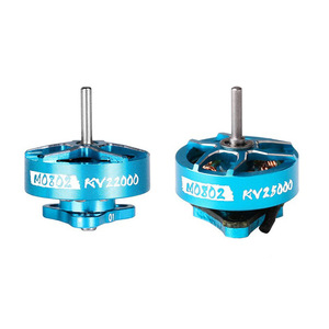22000KV มอเตอร์ไร้แปรงถ่านแบบ M0802 25000KV ขนาดเล็กสำหรับโดรน FPV โครงสร้างโลหะ - Product Image 1