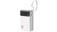 Banque d'alimentation portable haute capacité 20000 mAh avec chargeur rapide 65 W, batterie Li-polymère 20000 mAh
