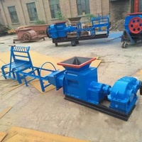 Extrudeuse semi-automatique de briques d'argile HRD avec roulements et engrenages 220V, moulage par vibration, garantie 1 an