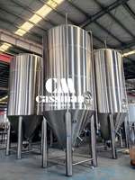 Unité de fermentation à double paroi pressurisée empilée