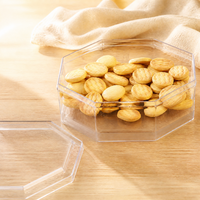Boîte Cadeau Octogonale en Plastique Transparent Vide pour Biscuits, Bonbons, Ginseng, Ganoderma, Cordyceps – Emballage de Présentation en Gros