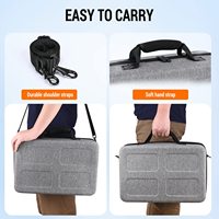 Étui de transport vertical multifonction en EVA pour manette PS5 – Accessoire de console de jeu, bagage de voyage, support