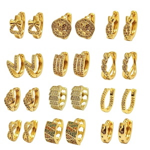 Boucles d'oreilles en zircon mosaïque bon marché et <span class=keywords><strong>de</strong></span> haute qualité Boucles d'oreilles à la mode - Product Image 3