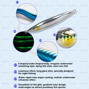 82 #   Leurre de pêche, jig métallique coulant, 130g 160g 180g, <span class=keywords><strong>meilleurs</strong></span> <span class=keywords><strong>leurres</strong></span> de pêche, jig à longue portée - Product Image 3