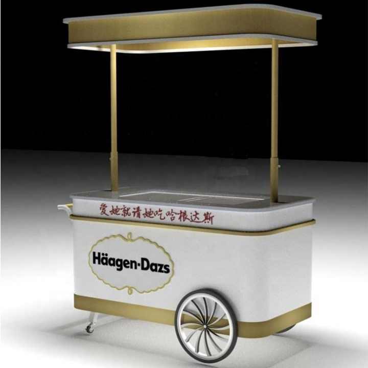 High Quality Low Price Outdoor Ice Cream Bike Trike Handcart Freezer Ice Cream Tricycle Cart