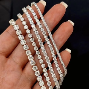 Fine Jewelry Hpht Lab Grown Diamond Tennis Bracelet IGI Certified Diamond 18k <b>Gold</b> Bracelet for Woman - Product Image 1