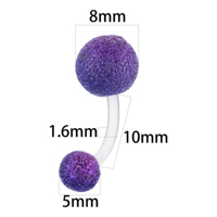 Vente en gros directe usine : Bijou de corps piercing de nombril bohème en acrylique texturé multicolore, pour mariage, unisexe, cadeau tendance