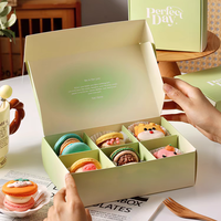 Usine En Gros Personnalisé Rectangle Carton Gâteau Boîte D'emballage De Gâteau Boîte avec poignée