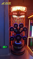 Machine d'entraînement de boxe ACS avec détection de mouvement, en matériau ABS - Jeu d'arcade à monnayeur pour plusieurs joueurs, en anglais