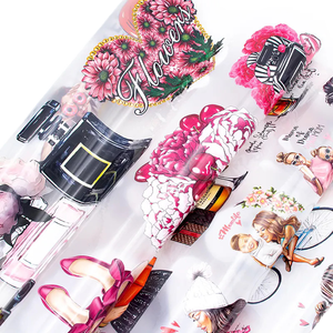 Po-Try, venta al por mayor, pegatina de prensa de calor para planchar, impresión Offset, logotipo DTF, película de transferencia de calor, Material de Plastisol para camisetas, tazas - Product Image 1