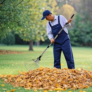 Verstelbare Metalen Blad Hark Lange Steel Tuin Harken Voor Gazons Zware Bladeren Tuin Voor Tuinieren Rv <span class=keywords><strong>Camping</strong></span> - Product Image 5