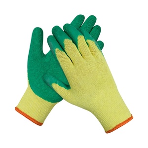 Guantes de protección de trabajo con revestimiento arrugado de látex de alta calidad de fábrica Guantes DE TRABAJO DE SEGURIDAD INDUSTRIAL para construcción