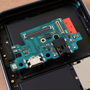 Connecteur de charge USB Type C pour Samsung Galaxy A405F avec prise audio et câble flexible pour microphone - Product Image 3