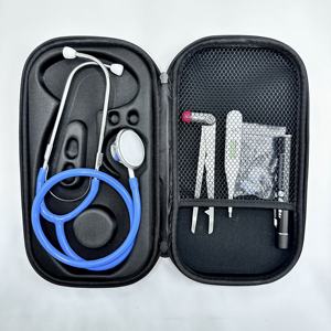 Estetoscopio de cardiología multifuncional Fortune Professional Medical Electronic de doble cabezal, de aluminio y acero inoxidable, con certificación CE. - Product Image 4