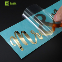 Autocollants Métalliques 3D Ultra-Mince Goode, Décalcomanies Graphiques Personnalisées pour Décoration de Smartphones et Ordinateurs Portables, Étiquettes Premium en Nickel Électroplaqué – Direct Usine