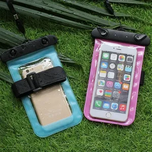 <span class=keywords><strong>Funda</strong></span> Universal Impermeable para Teléfono Móvil de PVC y Bolsa Transparente de Plástico con Cordón, Garantía de 12 Meses, Personalizable, Ajuste Perfecto al 100% - Product Image 2