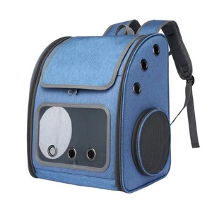 Sac à dos de voyage respirant pour animaux de compagnie ou sac de rangement pour le week-end, nouvelle conception, certifié BSCI, en tissu Oxford, pour chat et chiot - Product Image 1