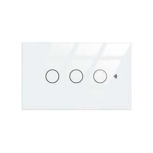 Interruptor de Pared Inteligente de 3 Botones TUYA Matter 2.4G WIFI Compatible con Apple Home, Google Home, Alexa y SmartThings 10A AC - Product Image 1