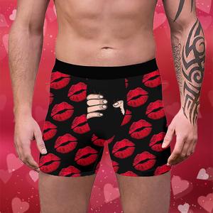 शिपिंग कस्टम पुरुषों के अंडरवियर विभिन्न रंग कस्टम लोगो क्लासिक आरामदायक पुरुषों के शॉर्ट्स मुक्केबाजों - Product Image 5