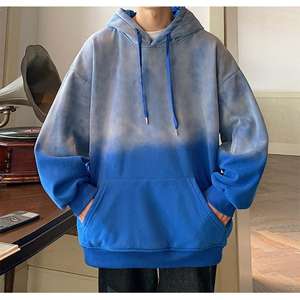 Sweat à capuche surdimensionné 360gsm lavé de haute qualité en coton 100% du fabricant direct avec motif d'impression personnalisé pour hommes - Product Image 3