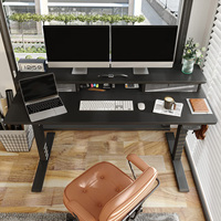 Table de bureau électrique réglable en hauteur GDLT, vente chaude, bureau informatique, table automatique, bureau intelligent, bureau de sport électronique, 10 cartons, mobilier de bureau en fer