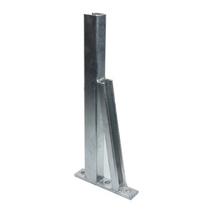 470mm Hot Dip Galvanized Carbon Steel U-Channel Cantilever <b>Brackets</b> Arm Wall Plate Welded Strut Profile ASTM Standard for - Product Image 2