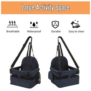 Siège rehausseur de <span class=keywords><strong>voiture</strong></span> pour <span class=keywords><strong>chien</strong></span> Senful Deluxe, structure métallique robuste, laisse de sécurité, pliable, respirant, réglable, certifié BSCI pour tous - Product Image 3