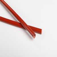 Manchon isolant en fibre de verre revêtu de caoutchouc de silicone Firesleeve