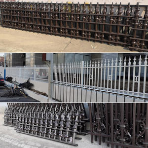 आधुनिक कला जस्ती स्टील बालकनी रेलिंग उद्यान भवन उपयोग बालुस्ट्रेड रेलिंग हैंडरेल्स - Product Image 5