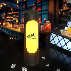 <b>Rechargeable</b> Bar Counter Lamp Led Table <b>Light</b> For Nightclub Cafe Decorative <b>Night</b> <b>Light</b> With Logo Display 36V DC 6V - Product Image 1