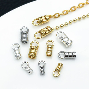 ตัวล็อกสร้อยคอแบบสากลชุบทองแดง ชุบทอง ชุบเงิน สำหรับทำจี้ DIY อุปกรณ์ตกแต่งเครื่องประดับ ขนาดกลาง - Product Image 3