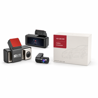 Caméra de tableau de bord WiFi double objectif A2 4K+1080P avec écran IPS 3,16 pouces, ADAS et surveillance de stationnement 24h/24, DVR automobile