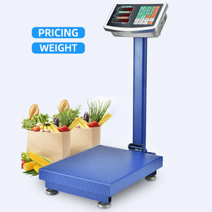Balance de cuisine numérique 150KG 500KG Balance à plate-forme électronique industrielle Affichage LCD Source d'alimentation électrique pour un pesage efficace - Product Image 4